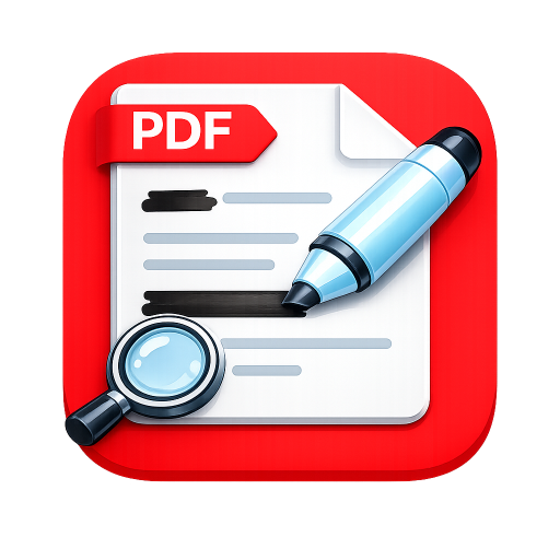 PDF Text-Entferner App-Icon